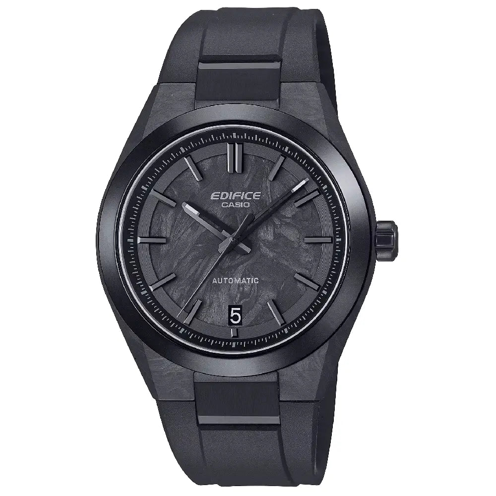 Casio Edifice Forged Carbon EFK-100XPB-1AJF Automatic Black Dial 40mm Resin Strap Men's Watch