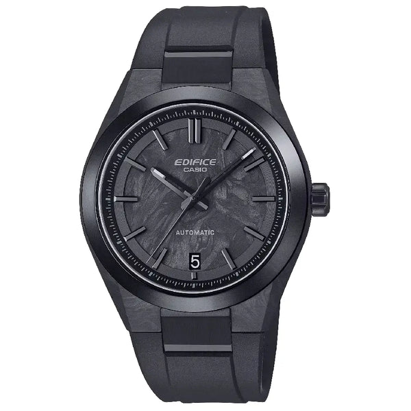 Casio Edifice Forged Carbon EFK-100XPB-1AJF Automatic Black Dial 40mm Resin Strap Men's Watch