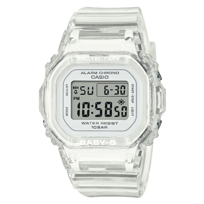 Casio Baby-G BGD-565US-7D "Urban Style" Skeleton White Digital Watch