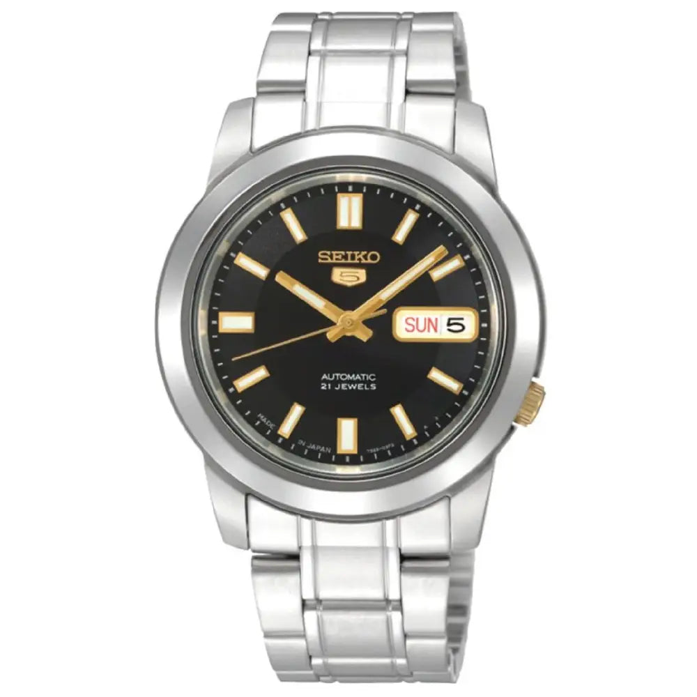 Seiko 5 Automatic SNKK17K1 Black Dial 38mm Stainless Steel Men's Watch