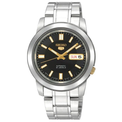 Seiko 5 Automatic SNKK17K1 Black Dial 38mm Stainless Steel Men's Watch