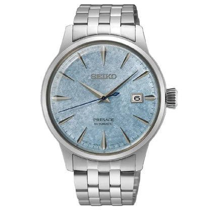 Seiko Presage SRPM01 Cocktail Time Maya Bay Limited Edition Automatic Light Blue Dial 40.5mm Stainless Steel Men's Watch