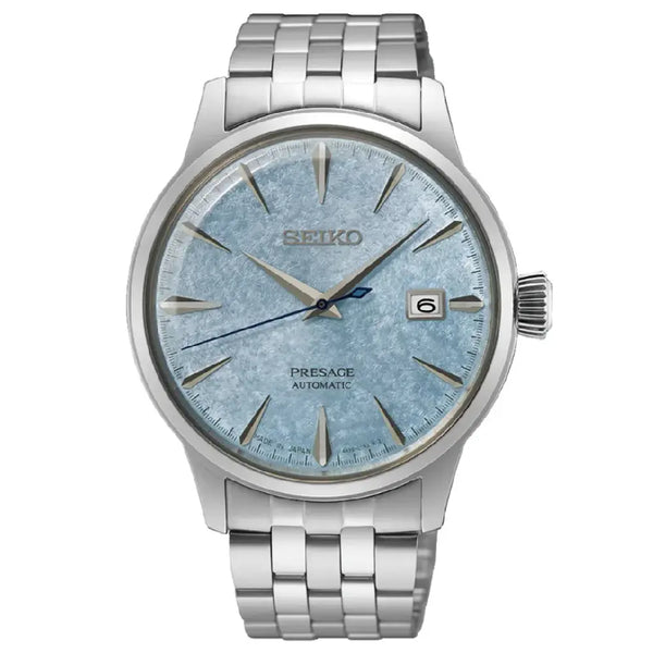 Seiko Presage SRPM01 Cocktail Time Maya Bay Limited Edition Automatic Light Blue Dial 40.5mm Stainless Steel Men's Watch