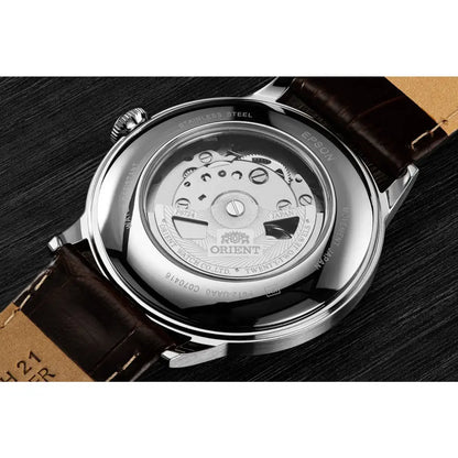 Orient Bambino Open Heart RA-AG0002S White Dial 40.5mm Stainless Steel Men's Watch