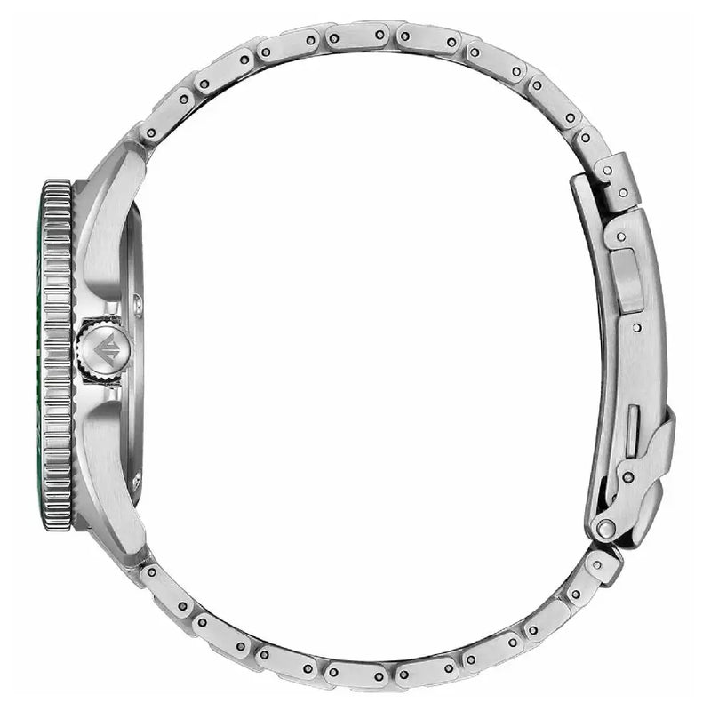 Citizen Promaster BN0269-50W Eco-Drive Diver Green Stainless Steel Men's Watch detail view
