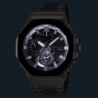 Casio G-Shock Full Metal CasiOak Chronograph GMC-B2100BT-1A Black Dial 46.3mm Stainless Steel Men's Watch