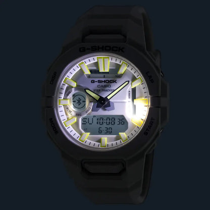 Casio G Shock G-SQUAD GBA-950-7A Analog-Digital Bluetooth White Dial Resin Strap Men's Watch