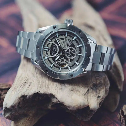 Orient Star RE-AV0A02S Sports Avant-Garde Skeleton Automatic Silver Dial 42.6mm Stainless Steel Men's Watch