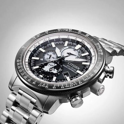 Citizen Promaster Air Geo Trekker Eco-Drive BY3006-53H Grey Dial 46mm Stainless Steel Men's Watch