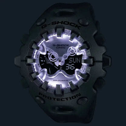 Casio G-Shock GA-V01A-8A “Alien Eyes” Analog-Digital Silver Dial Resin Strap Men's Watch
