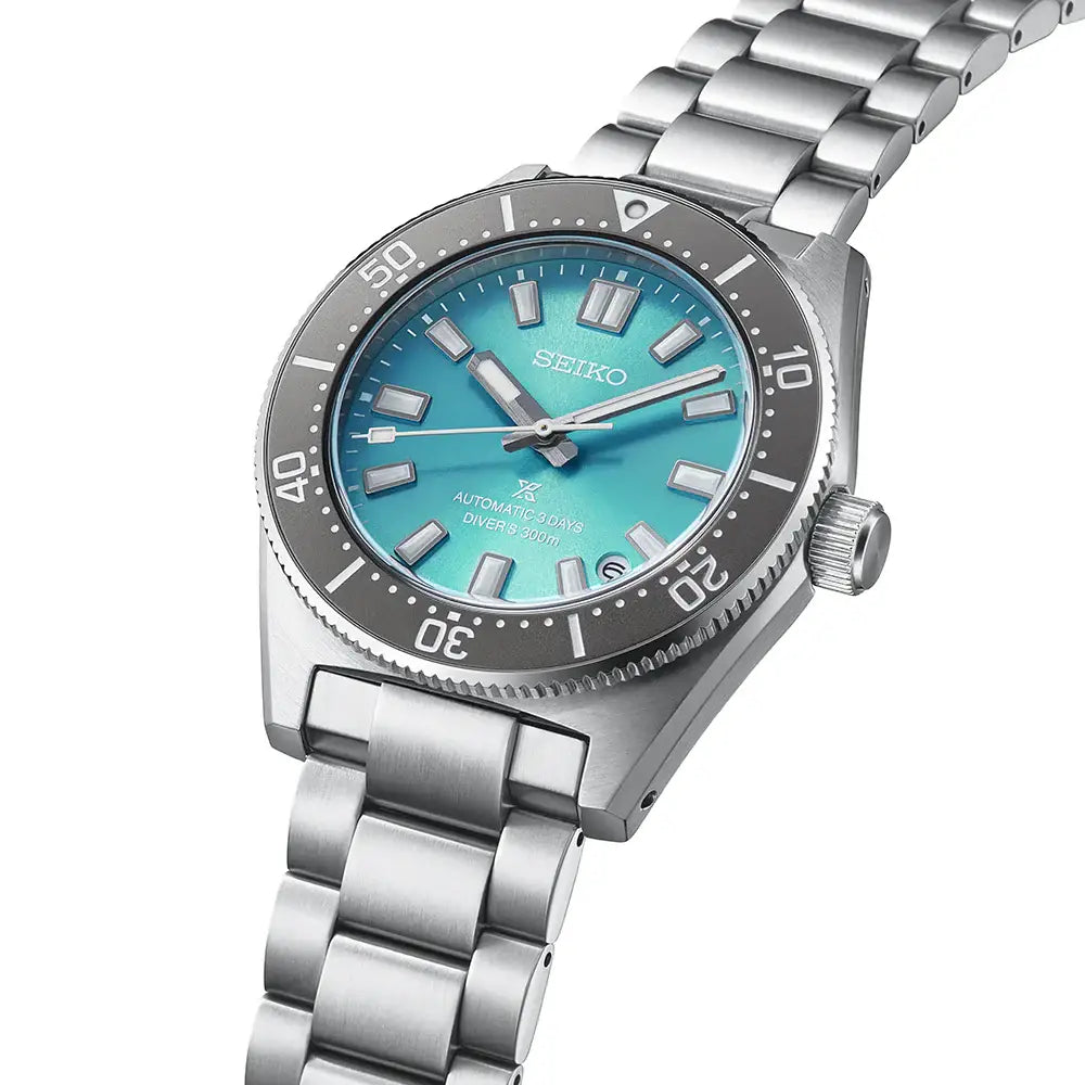 Seiko Prospex SPB545J1 (SBDC221) 1965 Heritage Diver's "Save the Ocean" Limited Edition (4,000 Pcs) Teal Dial 40mm Stainless Steel Men's Watch