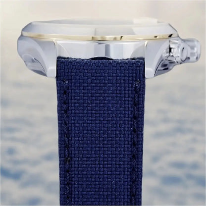 Seiko Prospex Alpinist SPB532J1  Automatic Limited Edition "Snowflake Alpinist" (800 Pieces) Silver Textured Dial 39.5mm Blue Nylon Strap Men's Watch