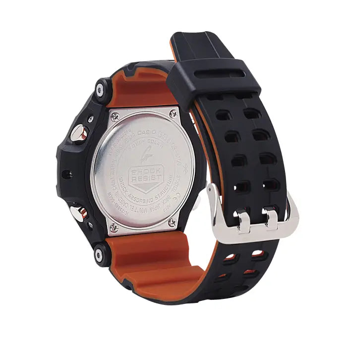Casio G-Shock Gravitymaster GR-B100-1A4 Analog-Digital Tough Solar Bluetooth Black and Orange 53.8mm Resin Strap Men's Watch detail view