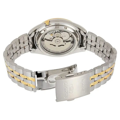 Seiko 5 Automatic SNKL24J1 White Dial Two-Tone 38mm Stainless Steel Men's Watch