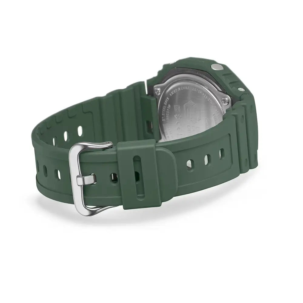 Casio G-Shock CasiOak Bluetooth Solar Analog Digital GA-B2100-3A Green Dial 45.4mm Resin Strap Men's Watch