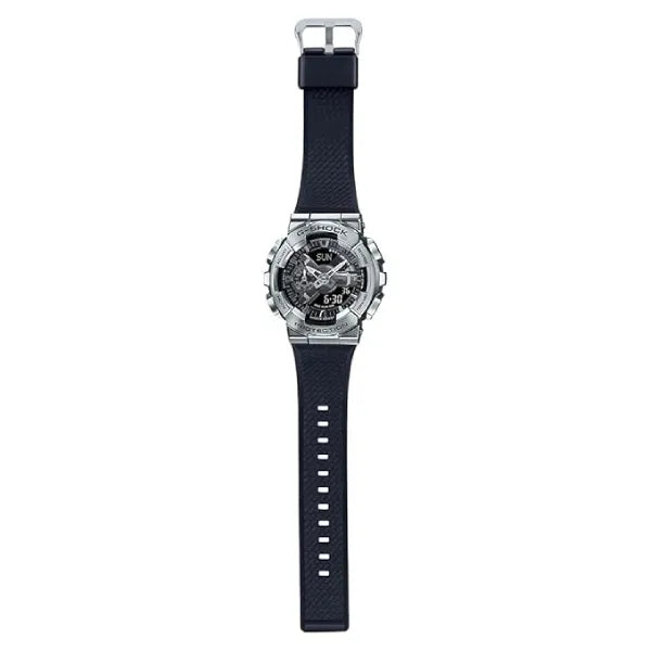 Casio G-Shock Metal Collection GM-110-1ADR Black Dial Stainless Steel Men's Watch