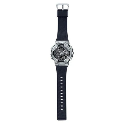 Casio G-Shock Metal Collection GM-110-1ADR Black Dial Stainless Steel Men's Watch