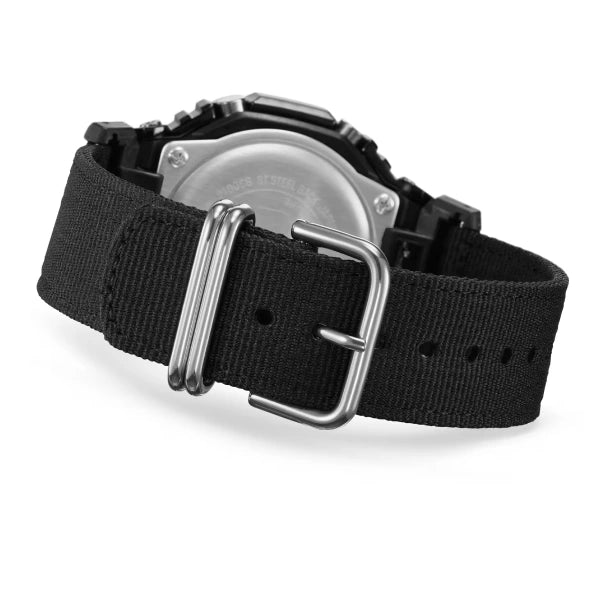 Casio G-Shock Metal Covered GM-2100CB-1ADR Black Dial Stainless Steel Men's Watch
