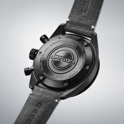 Seiko Prospex Speedtimer "Datsun 240Z" SRQ057J1 (SBEC029) Limited Edition (500 PCS) Black Dial 42mm Leather Strap Men's Watch