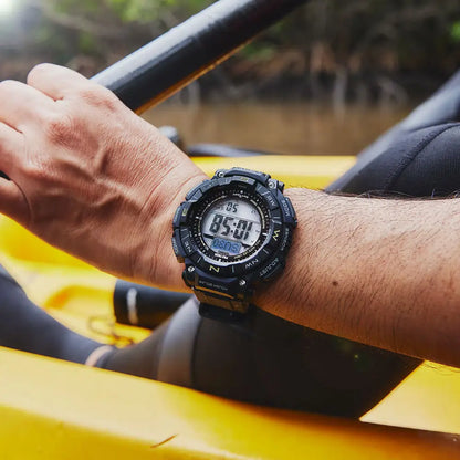 Casio ProTrek Digital Tough Solar Triple Sensor PRG-340SC-2DR Blue Dial 51.7mm Resin Strap Men's Watch