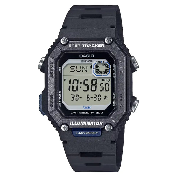Casio Sports Digital WS-B1000-1AVDF Black Display Dial Resin Strap Men's Watch