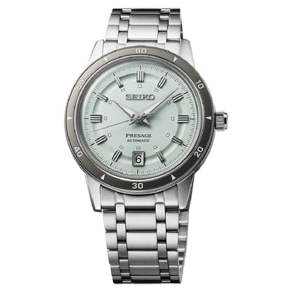 Seiko Presage SRPL71J1 "Style 60s" Automatic Green Dial 39.5mm Stainless Steel Men's Watch