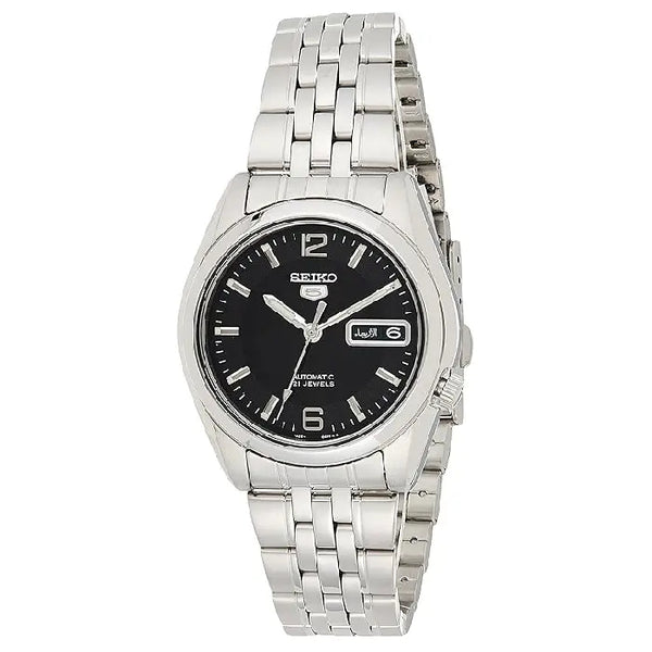 Seiko 5 Classic Automatic SNK393K1 Black Dial 37mm Stainless Steel Men's Watch