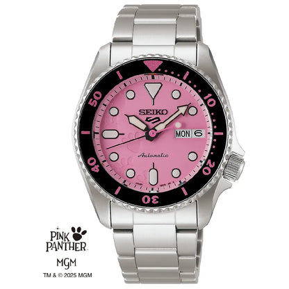 Seiko 5 Sports SBSA321 (SRPM07) Automatic "Pink Panther" Limited Edition (9,999 PCs) Pink Dial 38mm Stainless Steel Men's Watch