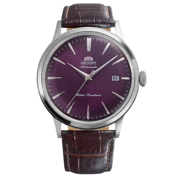 Orient Classic Bambino Automatic RA-AC0032V Purple Gradation Dial 40.5mm Leather Strap Men's Watch