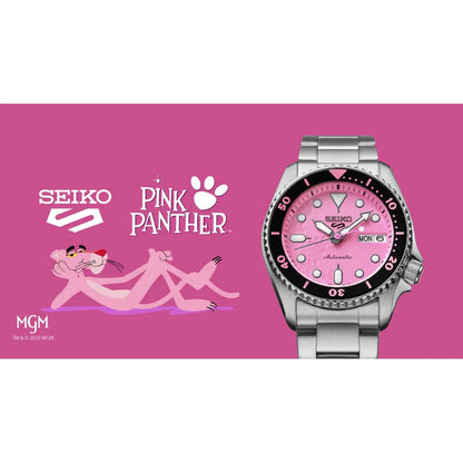Seiko 5 Sports SBSA321 (SRPM07) Automatic "Pink Panther" Limited Edition (9,999 PCs) Pink Dial 38mm Stainless Steel Men's Watch