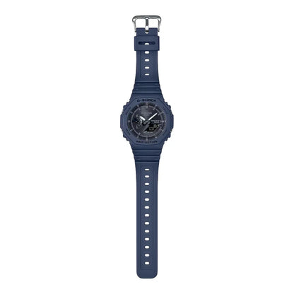 Casio G-Shock CasiOak Tough Solar Bluetooth GA-B2100-2A Analog Digital Navy Blue Dial 45mm Resin Strap Men's Watch