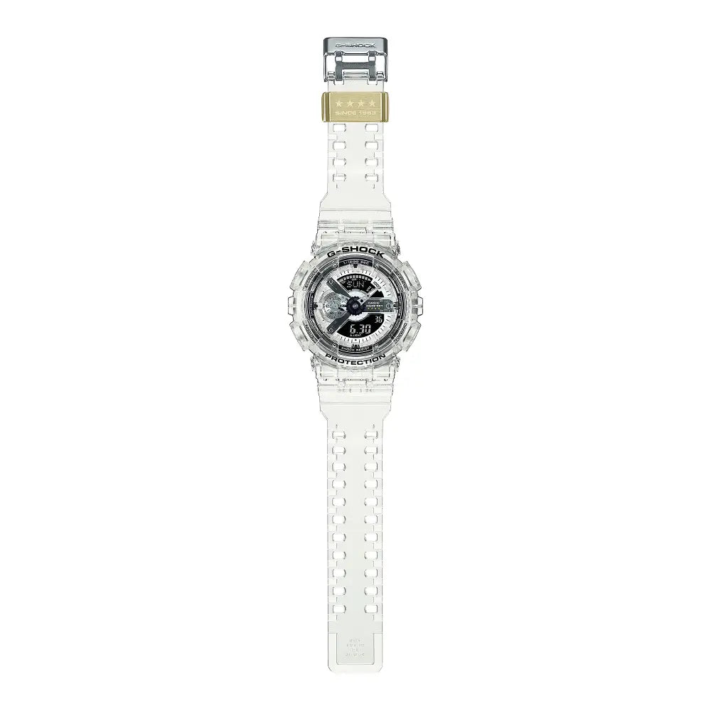 Casio G Shock GA-114RX-7A 40th Anniversary Analog-Digital Limited Edition Clear Dial Resin Strap Men's Watch