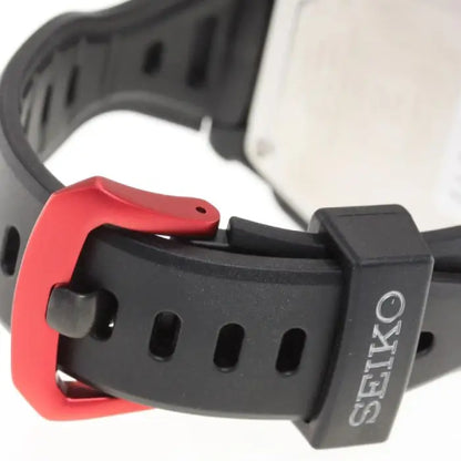 Seiko Prospex SBEF047 Super Runners Solar Digital Red/Black Dial 44mm Resin Strap Men's Watch