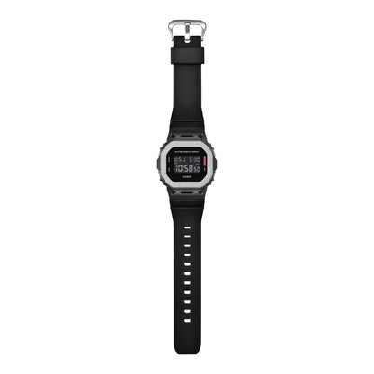 Casio G-Shock "Modern Industrial" Metal Covered GM-5600BM-1PR Black Dial 43.2mm Resin Strap Unisex Watch