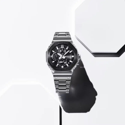 Casio G-Shock Full Metal CasiOak Chronograph GMC-B2100BT-1A Black Dial 46.3mm Stainless Steel Men's Watch