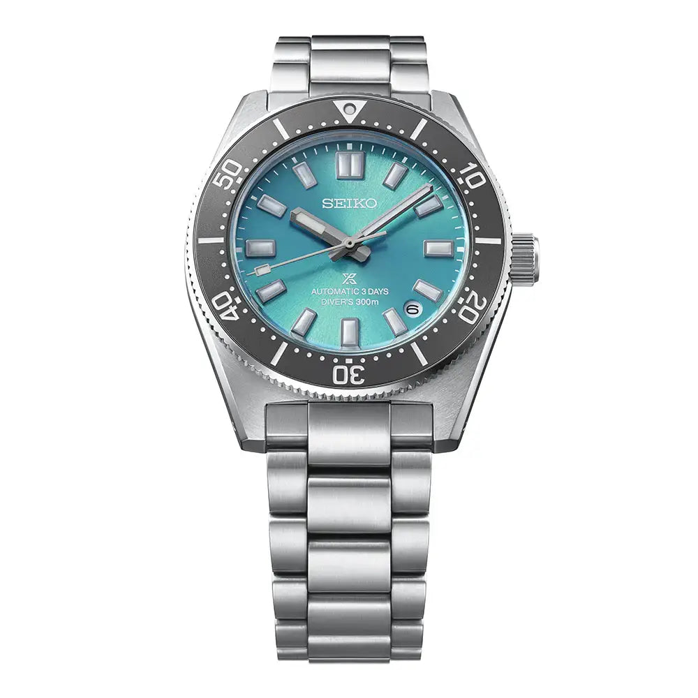 Seiko Prospex SPB545J1 (SBDC221) 1965 Heritage Diver's "Save the Ocean" Limited Edition (4,000 Pcs) Teal Dial 40mm Stainless Steel Men's Watch