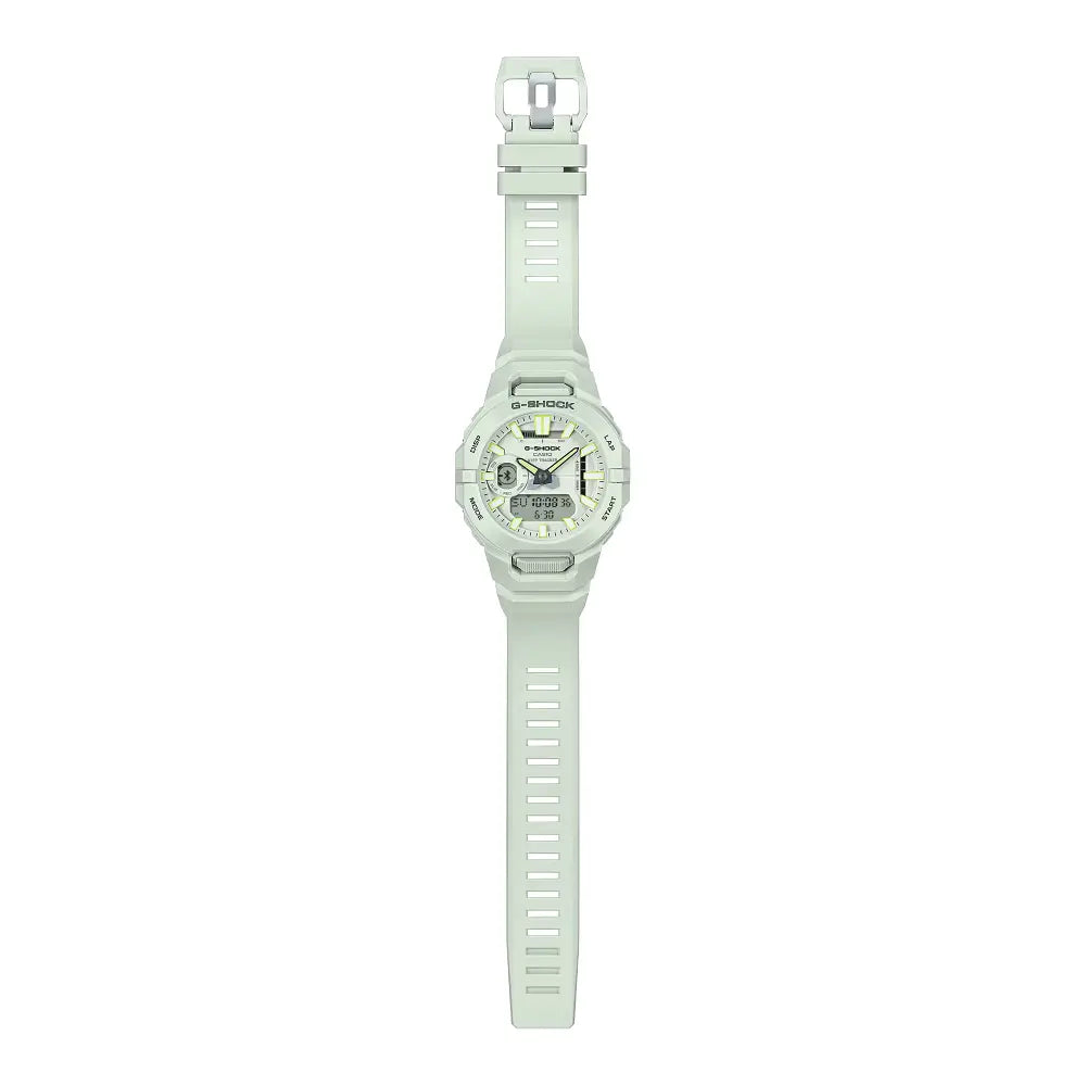 Casio G Shock G-SQUAD GBA-950-7A Analog-Digital Bluetooth White Dial Resin Strap Men's Watch