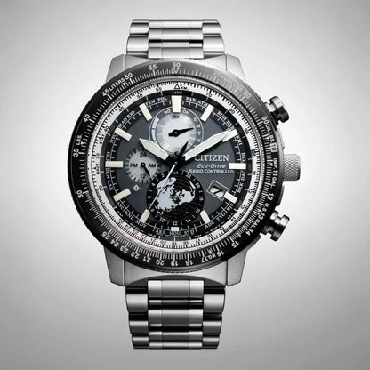 Citizen Promaster Air Geo Trekker Eco-Drive BY3006-53H Grey Dial 46mm Stainless Steel Men's Watch