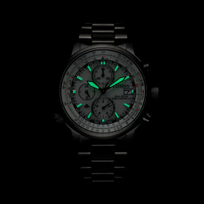Citizen Eco-Drive AT8304-57A Promaster Navihawk A-T Silver Dial 41mm Stainless Steel Men's Watch
