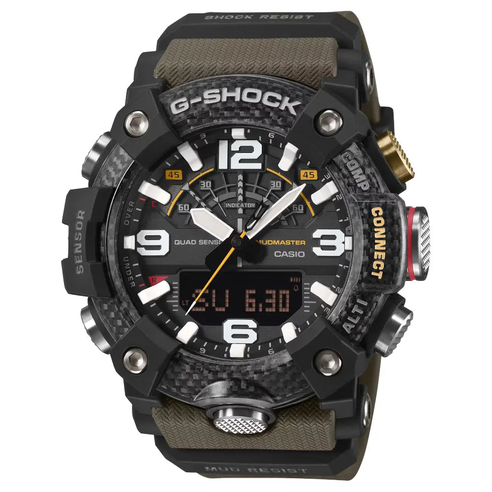 Casio G-Shock Mudmaster GG-B100X-1A3 Black Dial 51mm Resin Strap Men's Watch