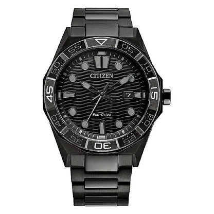Citizen Eco-Drive Brycen AW1855-52E Black Dial 42mm Stainless Steel Men's Watch
