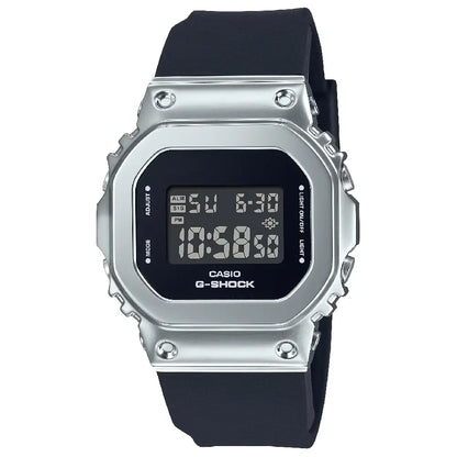 Casio G-Shock GM-S5600-1DR Metal Bezel Digital Dial 38mm Resin Strap Unisex Watch