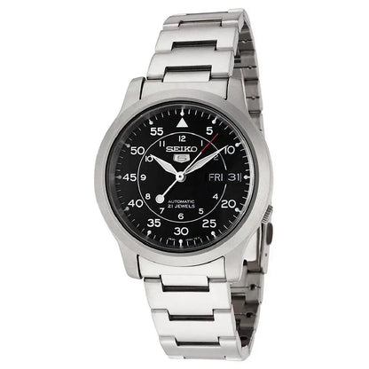 Seiko 5 Sports Automatic "Military" SNK809K1 Black Dial 37mm Stainless Steel Men's Watch