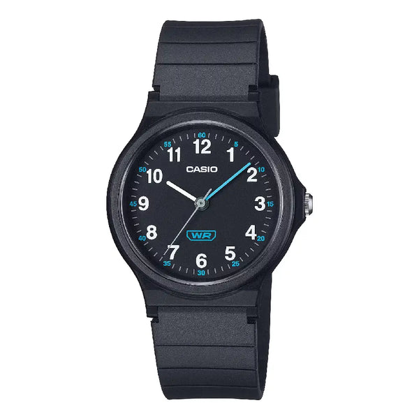 Casio Youth Analog LQ-24B-1BDF Black Dial Resin Strap Women's Watch