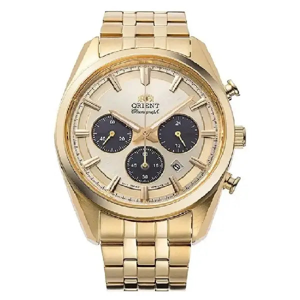 Orient Contemporary Solar RA-TX0301G10B Champagne Dial 40mm Stainless Steel Men's Watch