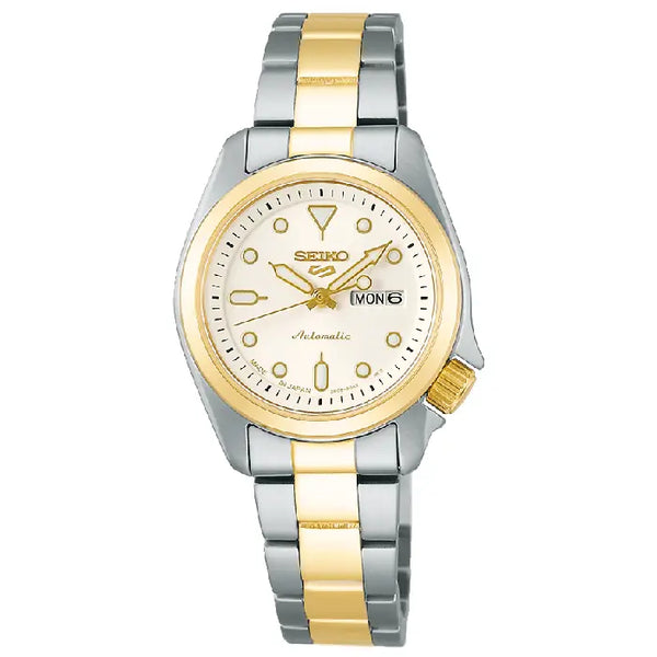 Seiko 5 Sports SKX Series SRRA002 White Dial 28mm Stainless Steel Women's Watch