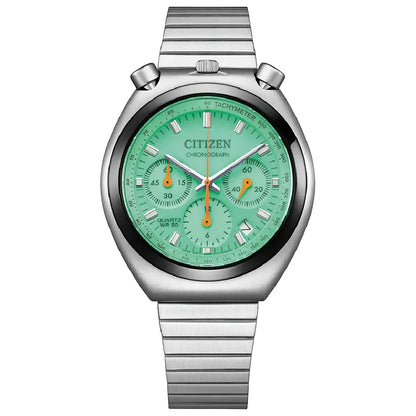 Citizen Record Label Playground Edition AN3660-73X Green Dial 38mm Stainless Steel Men's Watch