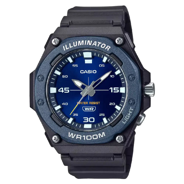 Casio Analog MW-620H-2AVDF Blue Dial Resin Strap Men's Watch