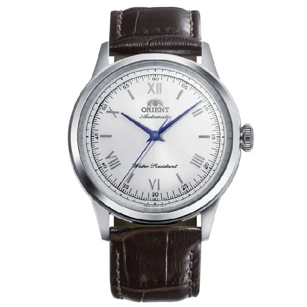 Orient Classic Bambino Automatic RA-BB0002S White Dial 38.4mm Leather Strap Men's Watch