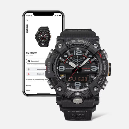 Casio G-Shock Mudmaster GG-B100X-1A Black Dial 51mm Resin Strap Men's Watch